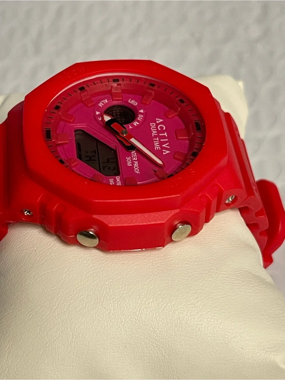 Activa Recon X Invicta Analog Digital Unisex Watch - 45.5mm, Red